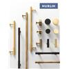 Nurlin Ottone massiccio Art Déco Linee verticali Lineare Manopole per armadi da cucina Barre a T Armadi per camera da letto Maniglia per cassetto a tirante lungo