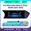 Nunoo Android 14 Auto Radio Wireless Carplay Per Mercedes Classe C W204 2011-2014 Lettore Multimediale Per Auto BT WIFI SIM Stereo GPS