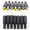 NONE 3.5x1.35 4.0x1.7 4.8x1.7mm DC Maschio Jack Adattatore per spina di alimentazione 5.5x2.1mm 2.5mm Maschio Jack Presa Connettore audio