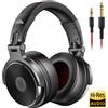 Oneodio Wired Professional Studio Pro 50 Cuffie DJ con microfono Over Ear HiFi Monitor Cuffie musicali Auricolari per telefono PC