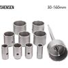 SHENSEN 1Pc 30-150mm Corona di perforazione per muro di cemento Sega a tazza SDS PLUS Set di punte da trapano a percussione con albero tondo Strumento di taglio per pietra di cemento
