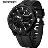 SANDA 9053 G sport militare orologi da uomo orologio digitale di lusso 50M orologio da polso al quarzo impermeabile per uomo Relogios Masculino