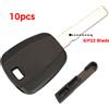 Jingyuqin 10 pz Per Fiat Chiave Borsette Caso Nero Vuoto 500 Ducato Transponder Auto Uncut SIP22 Lama di Ricambio