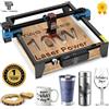 TWO TREES TwoTrees TTS-10 Pro 80W Incisore laser Acciaio inossidabile Stampante logo fai da te Metallo TTS-55Pro Macchina per incisione laser Taglio legno CNC