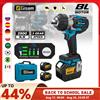 Gisam Avvitatore a impulsi elettrico brushless Gisam 2800N.M, avvitatore elettrico senza fili da 1/2 pollice, utensile elettrico per batteria Makita 18V