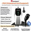 Junsun Caricatore EV Portatile Junsun 3,6KW 7KW 11KW 22KW IP65 Impermeabile, Cavo di Ricarica Tipo 2, Corrente Regolabile 6 8 10 13 16 20 24 32A, Timer di Ritardo Programmabile, Controllo Touch, 2 Anni di
