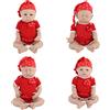IVITA Bambola Reborn in Silicone 100% Non Dipinta, Bambole Realistiche All'Ingrosso, Giocattoli Bebe Realistici per Bambini, Regalo di Natale