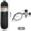 NONE TUXING 300Bar 3L Cilindro In Fibra di Carbonio 4500psi Serbatoio Aria Ad Alta Pressione Scuba Diving Serbatoio Stazione di Riempimento Valvola Regolatore M18 * 1.5