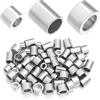 louleur 20 pz/lotto Perline In Acciaio Inox Foro Grande Perline Allentate Del Distanziatore Collana Braccialetto FAI DA TE Per Creazione di Gioielli Forniture Accessori