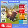 DOKIO Pannello solare pieghevole monocristallino impermeabile DOKIO 100W/160W/200W 18V in vetro, tipo valigia, con kit controller 12V dalla Cina