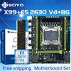 SOYO Set scheda madre SOYO X99 con CPU LGA2011-3 Xeon E5 2630 V4 DDR4 8GB (1*8GB) 2133MHz RAM NVME M.2 SATA Accessori per computer