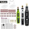 VaKee Mini trapano elettrico USB ricaricabile penna per incisione senza fili strumenti Dremel utensile rotante trapano a mano senza fili mini lucidatore per mano