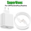 Tonsiny Caricabatterie rapido Supervooc 2.0 da 65 W per Oppo K9 Trova X2 X3 X5 Pro Neo Lite 5G Cavo USB Type-C