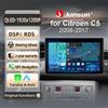 Junsun per Citroen C5 2008-2017 9 Pollici 4GB 64GB Android 13 Autoradio GPS Navigazione Carplay DSP Bluetooth FM Supporto Comando Volante Display Touch Ingresso USB AUX Pronto Telecamera Retrovisore
