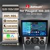 Junsun per Peugeot 308 308SW 408 2012-2020 9 Pollici 4GB 64GB Android 13 Autoradio GPS Navigazione Carplay DSP Bluetooth FM Supporto Comando Volante Display Touch Ingresso USB AUX Pronto Telecamera
