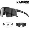 KAPVOE Occhiali da sole da ciclismo fotocromatici per uomo Occhiali Moda Mountain Bicycle Road Speed Cool Occhiali Sport MTB Bike Eyewear