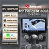 Junsun per Peugeot 3008 2013-2015 9 Pollici 4GB 64GB Android 13 Autoradio GPS Navigazione Carplay DSP Bluetooth FM Supporto Comando Volante Display Touch Ingresso USB AUX Pronto Telecamera Retrovisore