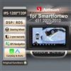 Junsun per Smart Fortwo 2005-2010 9 Pollici 4GB 64GB Android 13 Autoradio GPS Navigazione Carplay DSP Bluetooth FM Supporto Comando Volante Display Touch Ingresso USB AUX Pronto Telecamera Retrovisore