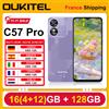 OUKITEL C57 Pro Smartphone Android 14 16GB (4 + 12) RAM 128GB ROM 4300mAh 4G 6.52'' HD+ 13MP GPS Doppio SIM Telefono cellulare