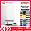 XIAOMI 2025 Il più recente Xiaomi Robot Vacuum 5 Versione globale Aspirapolvere con aspirazione 20000Pa Mop estensibile e spazzola laterale Controllo vocale intelligente autopulente Controllo APP