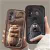 NONE Custodia paffuta gatto marrone nero per Xiaomi Poco X7 X6 X5 X3 NFC F7 F6 F5 F3 M7 M6 Pro 4G 5G Mi 12 11 Lite NE 5G 13T 12T 11T 14T Pro