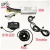 NONE Controller onda sinusoidale motore brushless 24V 36V 48V 350W 500W 25A/30A. Display LED S810 con PAS. acceleratore, per scooter elettrico