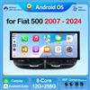 LIARO-NAVI Autoradio Android 16 con Schermo da 12,3 Pollici per Fiat 500 2007-2024, GPS, Navigatore, 4G, Carplay, WiFi, Bluetooth, DSP
