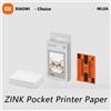 Xiaomi ZINK Carta per stampante tascabile Stampa fotografica autoadesiva 50/100/150/200 fogli Carte per mini stampante Xiaomi da 3 pollici