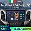 Junsun per Hyundai I30 Elantra GT 2011-2017 9 Pollici 4GB 64GB Android 13 Autoradio GPS Navigazione Carplay DSP Bluetooth FM Supporto Comando Volante Display Touch Ingresso USB AUX Pronto Telecamera
