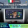 Junsun per Ford focus 2 3 Mk2 Mk3 2004-2011 9 Pollici 4GB 64GB Android 13 Autoradio GPS Navigazione Carplay DSP Bluetooth FM Supporto Comando Volante Display Touch Ingresso USB AUX Pronto Telecamera