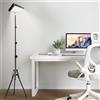 NONE Lampada da Terra a LED con Timer per Interni, Supporto Flessibile Regolabile e Luminosità, Luce da Lavoro Dimmerabile per Lettura e Camera da Letto
