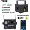 NONE Proiettore Laser 5W con Animazioni 3D per App iOS e Android, Scanner DJ ILDA DMX per Bar, Discoteche, Feste di Natale, Matrimoni e Spettacoli