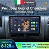 Junsun Wireless CarPlay Android 11 Autoradio For Jeep Grand Cherokee II WJ 1998 1999-2004 2Din Touchscreen Navigazione GPS 8-Core DSP Bluetooth RDS Radio FM 4G WiFi DAB+ Android Auto 36 Anni Garanzia