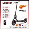 iScooter Monopattino Elettrico I9MAX 10Ah 500W Motore Max Doppio Ammortizzatore Scooter per Adulti 35KM/H Pneumatico a Nido d'Ape da 10 Pollici 40km di Autonomia con APP