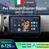 Junsun per Renault Duster Dacia HM 2 2020-2021 10 Pollici 4GB 64GB Android 13 Autoradio GPS Navigazione Carplay DSP Bluetooth FM Supporto Comando Volante Display Touch Ingresso USB AUX Pronto