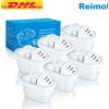 Reimol 6 Filtri Acqua, Riduce Calcare, Cloro e Impurità, Purificatore a Carbone Attivo, Compatibile con Brita® Maxtra Pro®