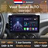 Junsun per Suzuki Alto 2009-2016 9 Pollici 4GB 64GB Android 13 Autoradio GPS Navigazione Carplay DSP Bluetooth FM Supporto Comando Volante Display Touch Ingresso USB AUX Pronto Telecamera Retrovisore