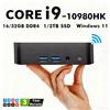 FUCHU Mini PC 2026 con Windows 11 Pro, Intel I9-10980HK/N150, 32GB DDR4, 1TB SSD, Computer da Gaming, Dual WIFI 6, BT5.2, Desktop Gaming 4K HD