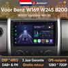 Junsun per Mercedes Benz W169 W245 B200 W906 Sprinter 9 Pollici 4GB 64GB Android 13 Autoradio GPS Navigazione Carplay DSP FM Supporto Comando Volante Display Touch Ingresso USB AUX Pronto Telecamera