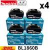 Makita Batteria Originale Makita BL1860 6Ah per Utensili Elettrici, Sostituzione Li-ion LXT BL1850 BL1840 per Avvitatore 18V con BMS