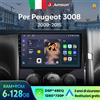 Junsun Wireless CarPlay Android 11 Autoradio for Peugeot 3008 2009-2015 2Din Touchscreen Navigazione GPS 8-Core DSP Bluetooth RDS Radio FM 4G WiFi DAB+ Android Auto 41 Anni Garanzia Servizio Italia