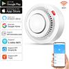 DYGSM Sensore di Fumo WiFi Tuya Smart, Rilevatore di Fumo per Protezione Antincendio, Allarme 85dB, Sistema di Sicurezza, Controllo tramite App Smartlife