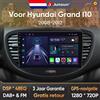 Junsun Wireless CarPlay per Hyundai Grand i10 2008-2012 Autoradio Android con GPS 8-Core DSP RDS BT Versione Olandese
