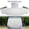 NONE 1 Pezzo Copertura Termica Oscurante per Parabrezza Camper per Fiat Ducato Peugeot Boxer Citroen Relay