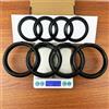 Audi Emblema 4 Anelli Logo ABS per Cofano Anteriore Auto e Bagagliaio Posteriore per Audi A3 A4 A5 A6 A7 A1 Q2 Q3 Q5 Q7 Q8 TT Sline Quattro