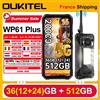 Oukitel Telefono Rugged WP61 Plus 5G con Walkie-Talkie, Android 16, 36GB (12+24) RAM+512GB ROM, Batteria Grande da 20000mAh, Schermo da 6.78'', Fotocamera da 108MP