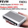 FEVM FAEX1 AMD Ryzen AI MAX+395 Mini Workstation Host MINI PC Gaming Computer WIFI7 BT5.4 USB4 Oculink 10G LAN Port Windows 11