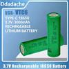 Batteria ricaricabile agli ioni di litio originale Sony 18650 VTC6 30A 3000mAh per utensili elettrici e torce Sony