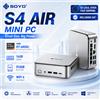 SOYO S4 Air Mini PC Gaming Computer con CPU AMD R7-6850U, 16GB DDR5, SSD NVME da 512GB, PCIE3.0, Windows 11 Pro, WiFi6/BT5.2
