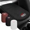 Audi Tappetino Protettivo in Suede per Bracciolo Centrale con Logo Auto per Audi Sline TT RS A4 B8 B6 B9 B7 A3 8P 8V 8L A6 C7 C6 C5 S3 S